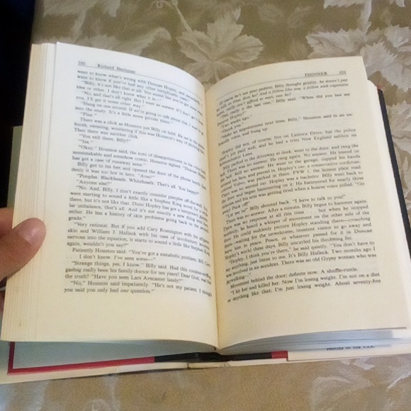 Stephen King aka Richard Bachman Thinner book club Ed, 1984 very good condition - Picture 5 of 7